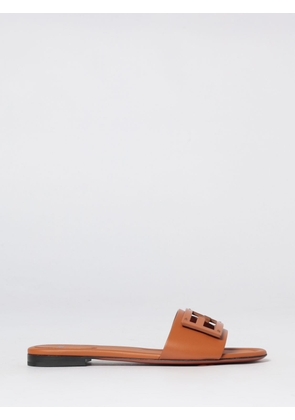 Heeled Sandal FENDI Woman color Leather