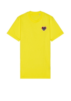 Moncler T-Shirt in Yellow - Yellow. Size M (also in L, S, XL/1X).