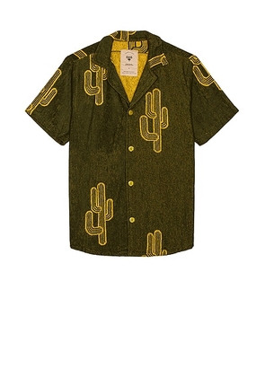 OAS Mezcal Cuba Shirt in Mezcal Cuba - Dark Green. Size S (also in M, XS).
