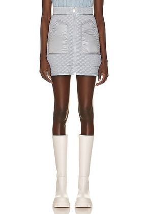 Moncler Mini Skirt in Light Blue - Baby Blue. Size 44 (also in 40).