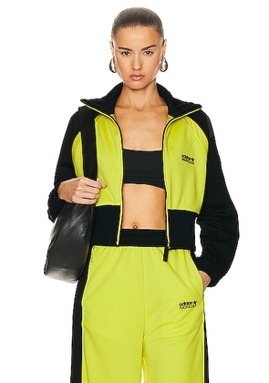 Moncler Genius x Adidas Zip Up Cardigan in Yellow & Black - Yellow. Size XXS (also in XS).