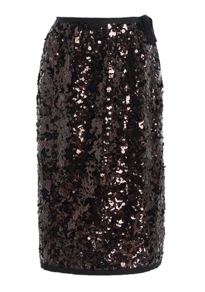 Prada Sequined Midi Skirt - Moda Operandi