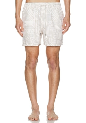 OAS Golconda Swim Short in Cream - Cream. Size S (also in ).
