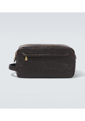 Brunello Cucinelli Leather toiletry bag