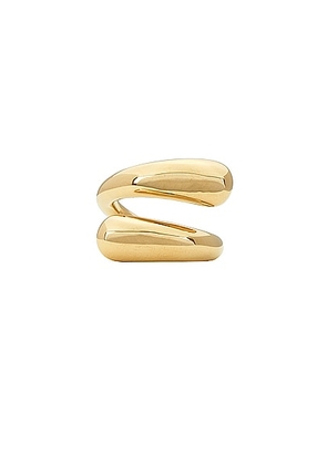 Lie Studio The Victoria Ring in 18k Gold Plated - Metallic Gold. Size 50 (also in 48, 52, 54).