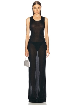 Ludovic de Saint Sernin Tank Dress in Black - Black. Size M (also in S, L).