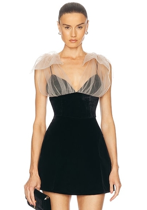 LPA Emery Top in Black & Tan - Black. Size L (also in ).