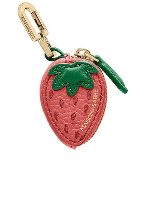 MAISON de SABRÃ SabrÃ©moji Fruit Charm in Strawberry Charm - Pink. Size all.