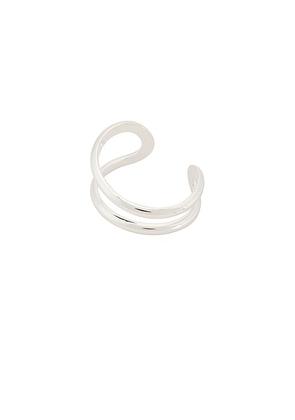 Lie Studio The Maggie Bracelet in Sterling Silver - Metallic Silver. Size XS/S (also in M/L).