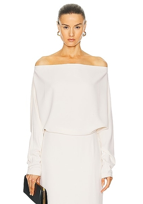 L'Academie by Marianna Katia Top in Ivory - Ivory. Size S (also in XXS, XS, M, L, XL).