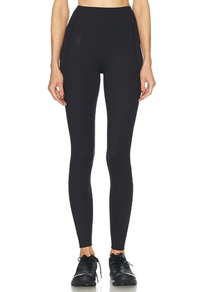On Studio Leggings in Black - Black. Size S (also in XS).