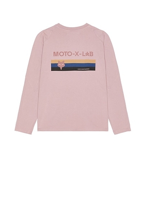 Kiko Kostadinov x Fox Racing Long Sleeve Tee Shirt in Smoke - Mauve. Size S (also in ).