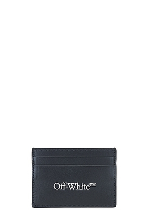 OFF-WHITE Bookish Card Case in Black & White - Black. Size all.