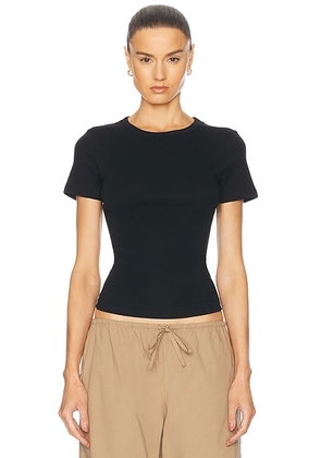 Matteau Baby Tee in Black - Black. Size 2 (also in 1).