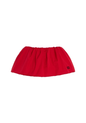 Miu Miu Cotton Mini Skirt - Moda Operandi