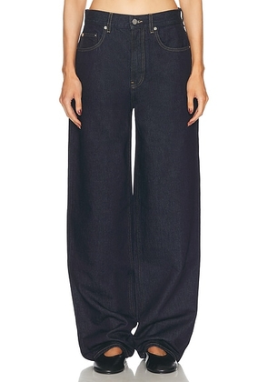 Loulou de Saison Samur Straight Leg Jeans in Wash - Denim-Dark. Size 29 (also in 30, 31).