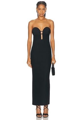 The New Arrivals by Ilkyaz Ozel Lia Dress in Chez Castel - Black. Size 38 (also in 34).