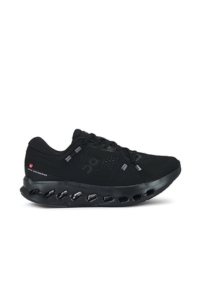 On Cloudsurfer 2 Sneaker in Black - Black. Size 11 (also in 11.5, 12, 12.5, 13).