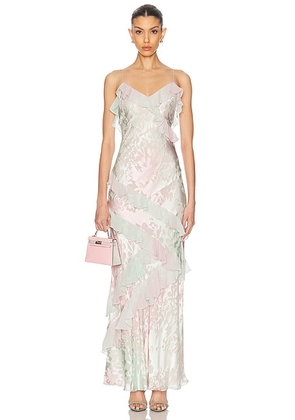 LoveShackFancy Rialto Dress in Lilac Spring - Lavender,Mint. Size 8 (also in 6, 10).