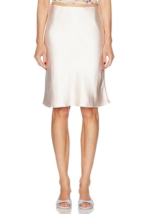 L'Academie by Marianna Etienne Skirt in Pink - Blush. Size XL (also in XS, S, M, L).