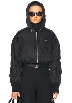 Moncler Genius X Willow Smith Malek Jacket in Black - Black. Size 2/M (also in 1/S, 3/L).