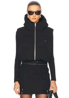 Moncler Genius X Willow Smith Alexi Vest in Black - Black. Size 2/M (also in 0/XS, 3/L).