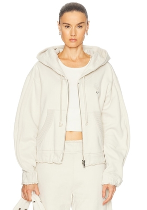 Moncler Genius X Willow Smith Zip Up Jacket in Cream - Cream. Size S (also in L).