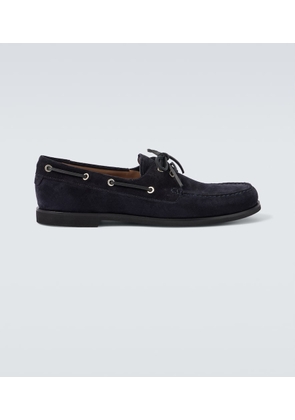 Gianvito Rossi Vande suede boat shoes