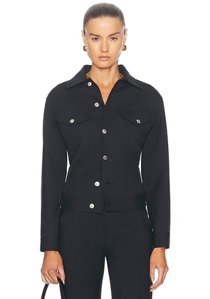 Moschino Jeans Denim Jacket in Black - Black. Size 38 (also in 36, 40, 42).