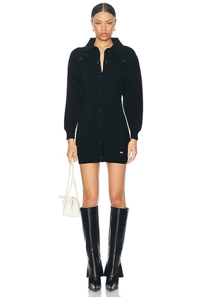 Moschino Jeans Long Sleeve Dress in Black - Black. Size S (also in XS).