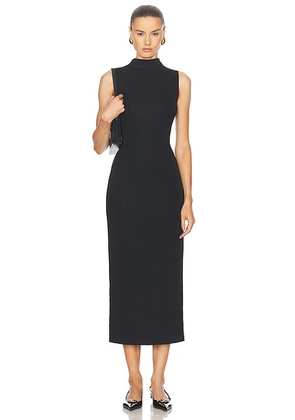 L'Academie by Marianna Belmore Midi Dress in Black - Black. Size XL (also in ).