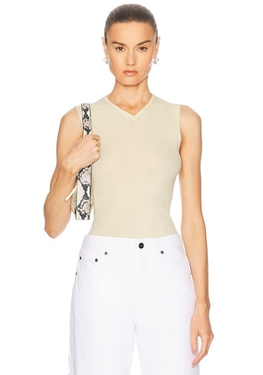 KHAITE Renato Top in Pollen - Lemon. Size S (also in L).