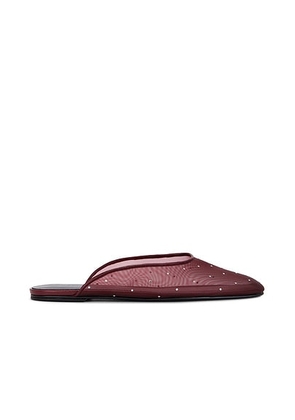 Magda Butrym Flat Mule in Burgundy - Burgundy. Size 39 (also in 41).