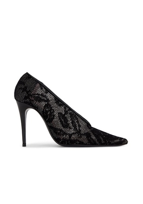 Magda Butrym Floral Pointed Pump in Black - Black. Size 36 (also in ).