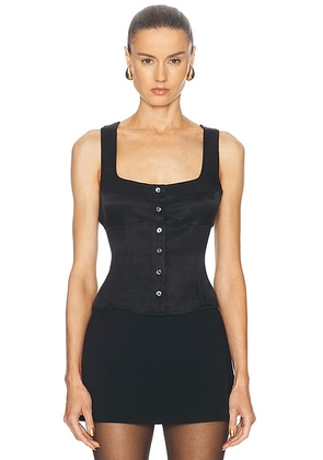 LPA Ellera Top in Black - Black. Size L (also in XL, XS).