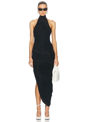 Magda Butrym Halter Dress in Black - Black. Size 34 (also in 36, 40).