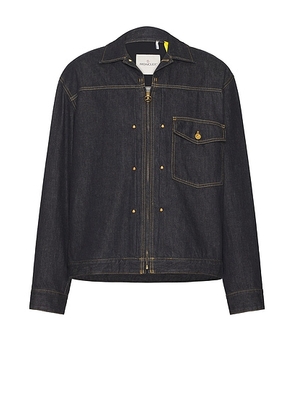 Moncler Genius X Mercedes Benz By Nigo Nepit Jacket in Blue Denim - Blue. Size 3 (also in 2, 4, 5).