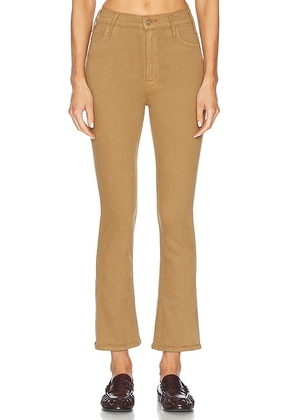 MOTHER The Hustler Flood Jeans in Breed - Brown. Size 25 (also in ).
