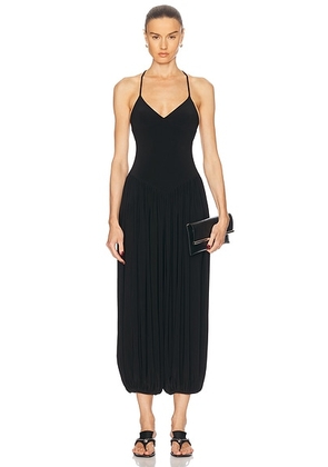 Norma Kamali Kenny Jumpsuit in Black - Black. Size S (also in XS, M).