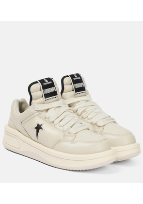 Rick Owens x Converse Turbowpn leather sneakers