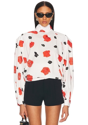 Marni Balloon Top in Lily White - White. Size 40 (also in 38, 42).