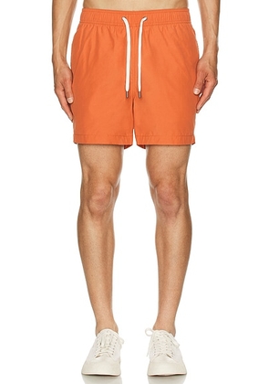 Onia Charles 5 Swim Trunk in Orange Coral - Orange. Size XL/1X (also in S).