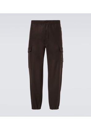 Stone Island Ghost wool-blend flannel sweatpants