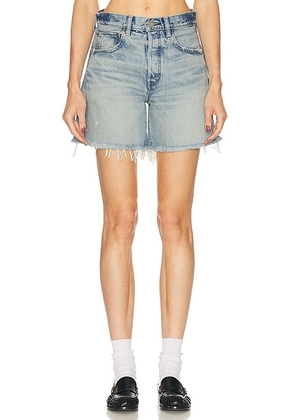 Moussy Vintage Nolita Shorts in Light Blue - Blue. Size 25 (also in 24, 26, 27, 28, 29, 30, 31, 32).