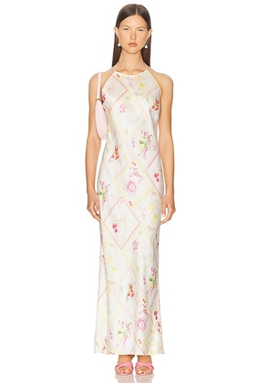 LoveShackFancy Brynthe Dress in Tutti Fruitti - Cream. Size S (also in XS, M).