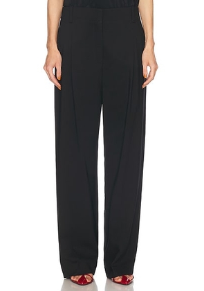 KHAITE Lenton Pant in Black - Black. Size 2 (also in 6).