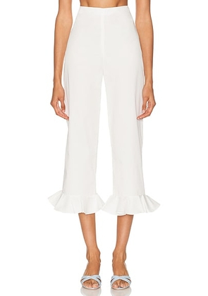 L'Academie by Marianna Idella Pant in White - White. Size M (also in L, S).