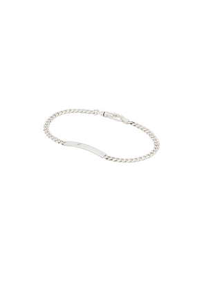 Martine Ali Baby ID Bracelet in Sterling Silver - Metallic Silver. Size 7.5in (also in ).