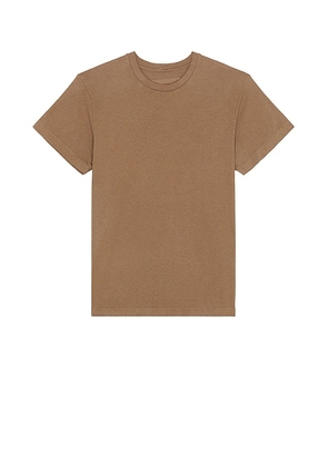 NILI LOTAN Bradley Tee in Desert Taupe - Taupe. Size S (also in M).