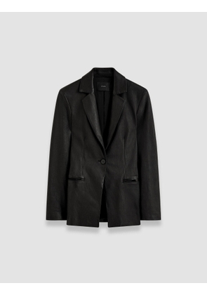 Pascal Leather Stretch Jacket - 38